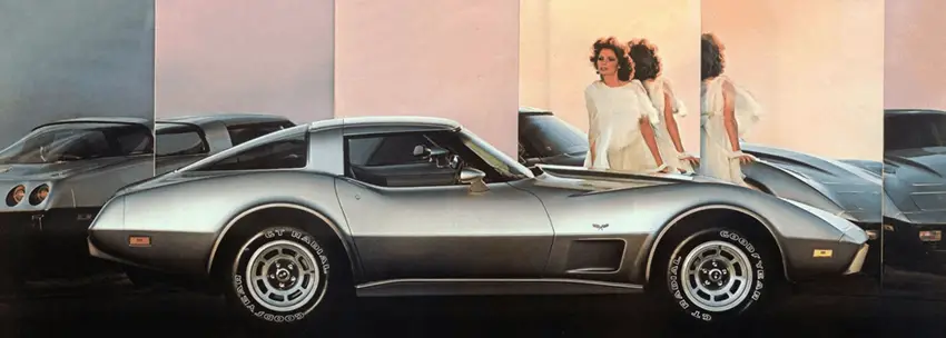 1978 Corvette GM advertisement showcasing the iconic design and features of the 1978 Corvette model