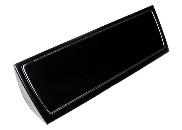 Corvette C3 radio block-off plate 1968-1976